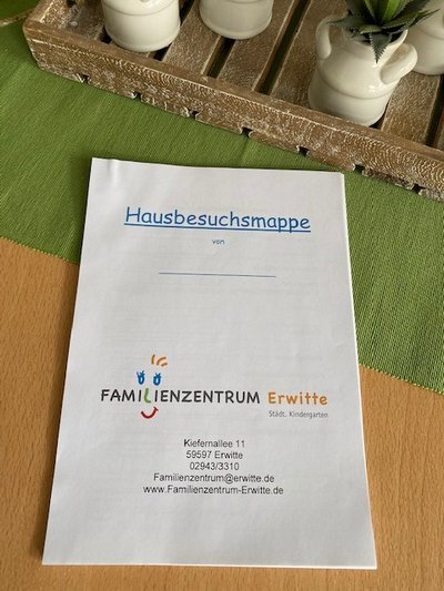 Hausbesuchsmappe des Familienzentrums Erwitte