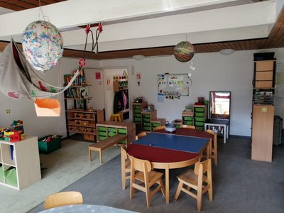 Gruppenraum der grünen Gruppe im Familienzentrum