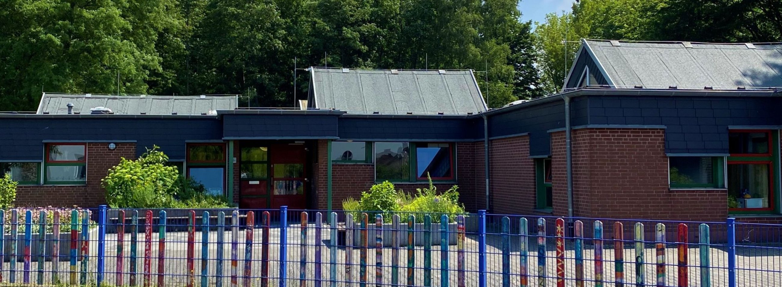 Eingangsbereich außen Familienzentrum Erwitte